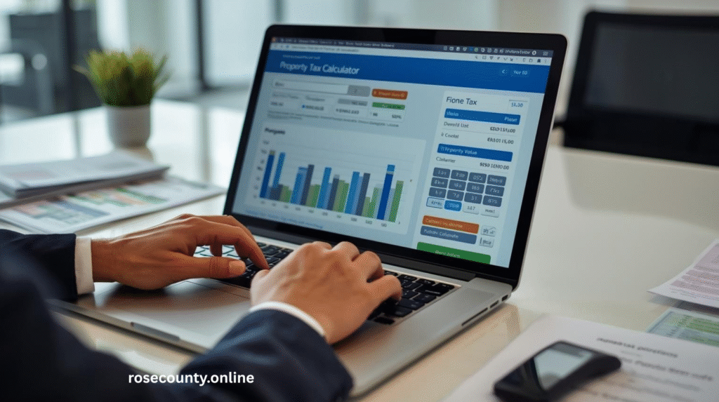 “Online criminal and civil case records on laptop screen.”