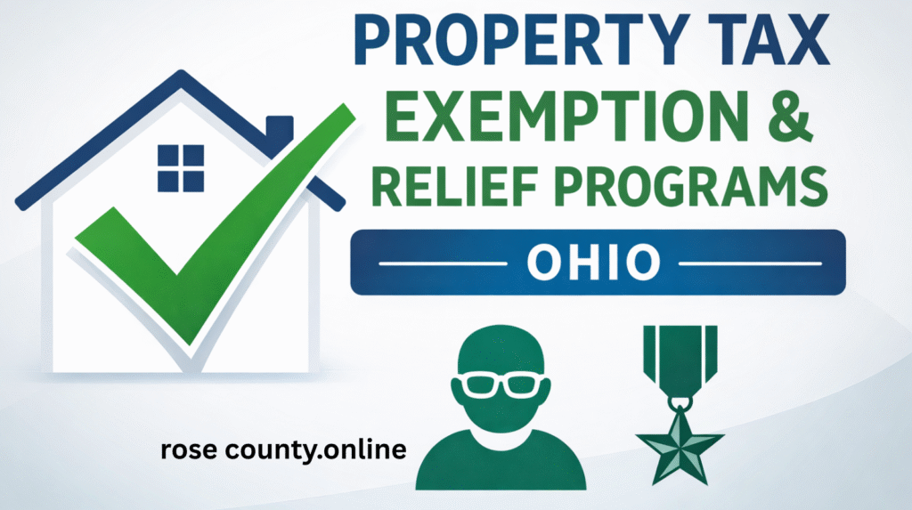 Ohio property tax exemption and relief programs 2026