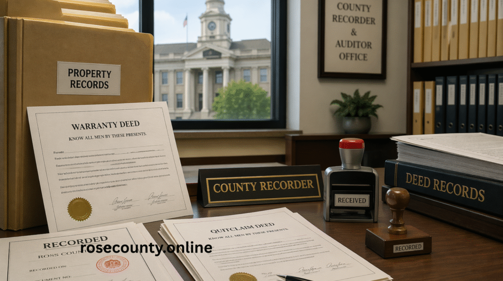 “County office property documents and deeds”