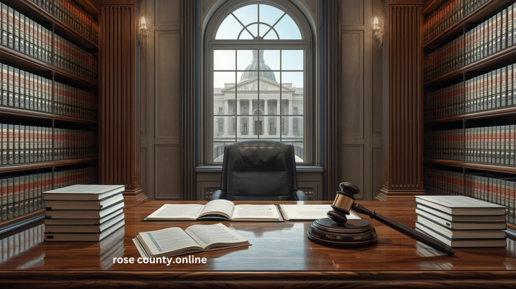 Rose County Court of Common Pleas courthouse entrance